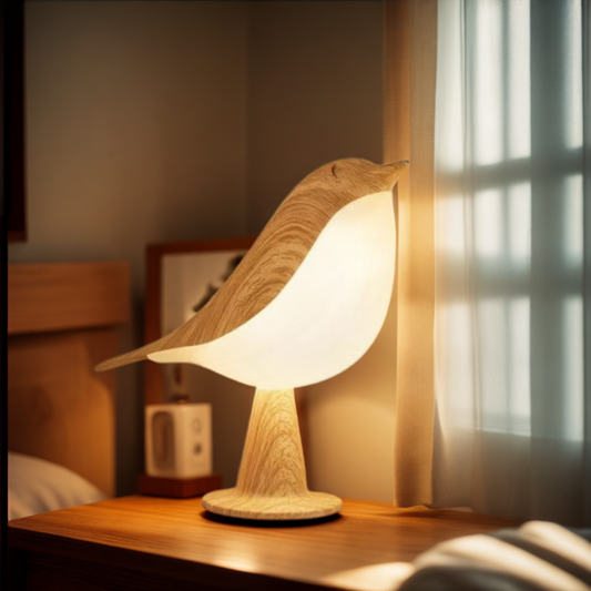 ZangGloed™ – Touch Nachtlamp met Aromadiffuser – Rustgevend Vogel Lampje