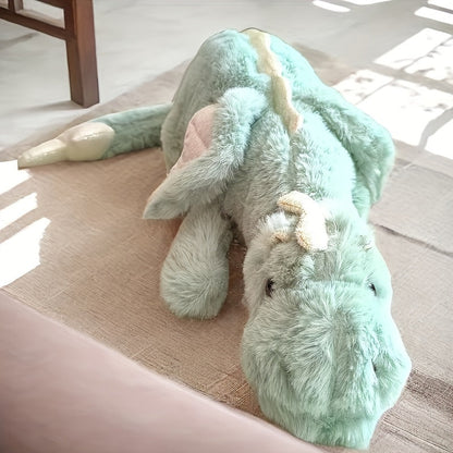 DinoHug™ – Langnek Pluche Dinosaurus Kussen – Zacht Speel- en Decoratiekussen