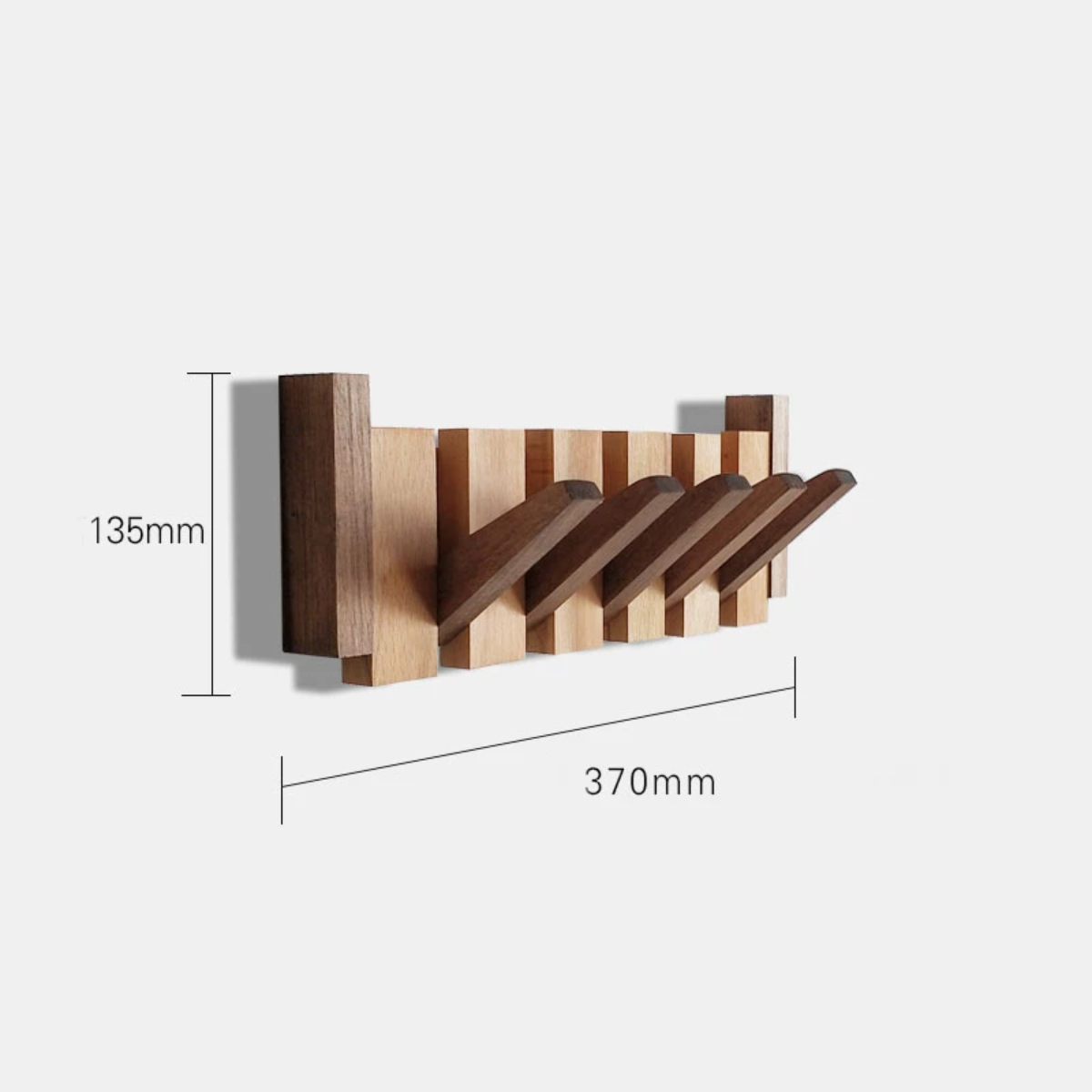 MelodyRack™ – Inklapbare Magnetische Kapstok – Piano Wandkapstok Design