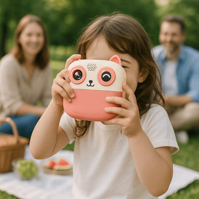 PixiCat™ – Instant Kindercamera met Printer – Creatief Fototoestel voor Kinderen