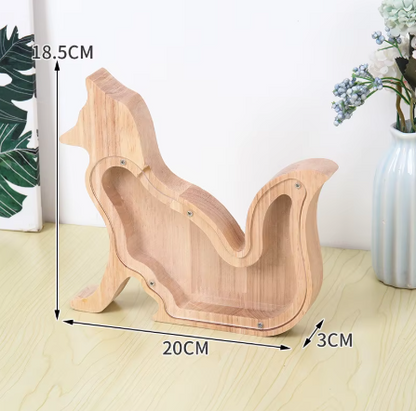 4Ever Wood Spaarpot - Kindvriendelijke spaarpot