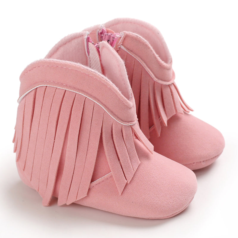 FringeTrail™ – Stoere Cowboylaarzen met Franjes – Meisjes Mode Laarzen