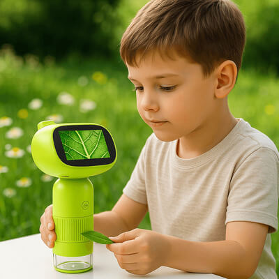 CurioScope™ – Digitale Kindermicroscoop – Ontdek de Onzichtbare Wereld