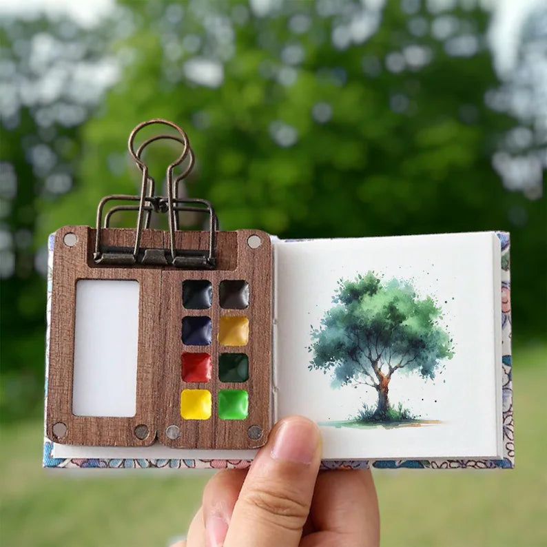 PocketPalette™ – Jouw artistieke reisgenoot – Mini mobiele verfset