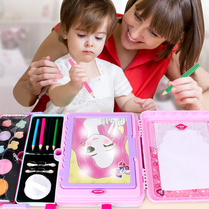 CharmPalette™ – Creatieve Make-up en Tekenset – Fantasie Speelgoed Set