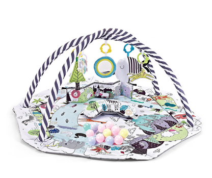 SensoryHaven™ – Baby speelkleed met 6 speeltjes – Buikligging en ballenpret
