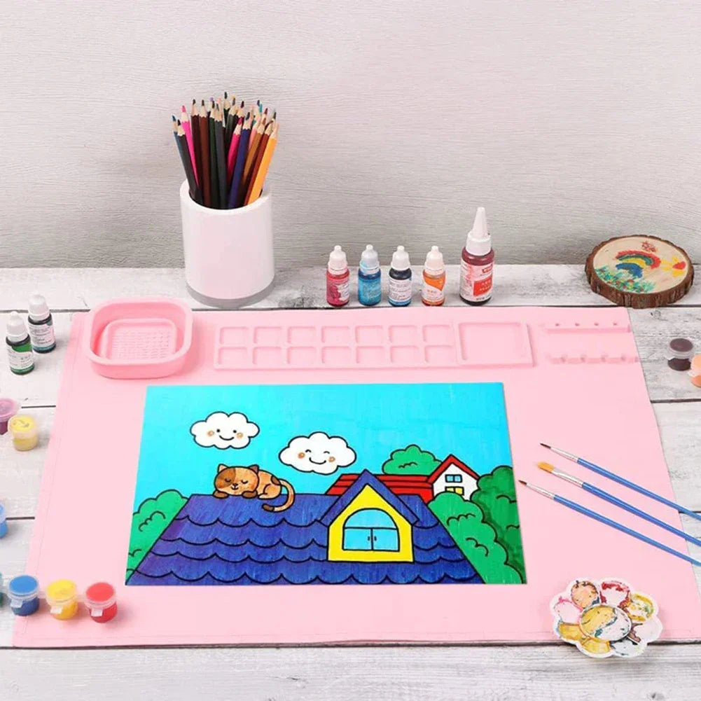 SplashMat™ – Waterdichte verfmat voor schilders - Verf Placemet