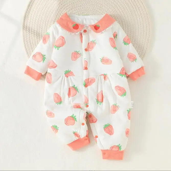 DreamHug™ – Zachte Cartoon Jumpsuit Pyjama – Unisex Baby Outfit