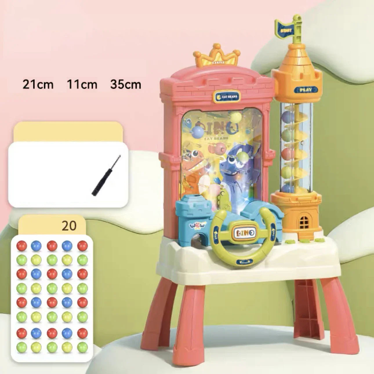DinoCastle™ - Interactief Speelplezier - Elektrische Ballenvanger