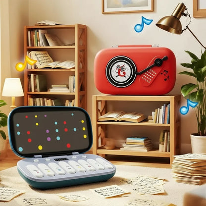 MelodySpark™ – Interactief Muziek- en Lichtpiano – Educatief Speelgoed Toetsenbord