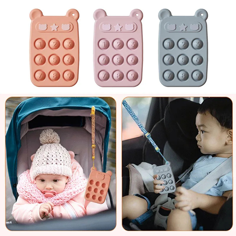 Fidget Phone™ - Bijtring & Fidget speelgoed in 1 - Siliconen Fidget Telefoon