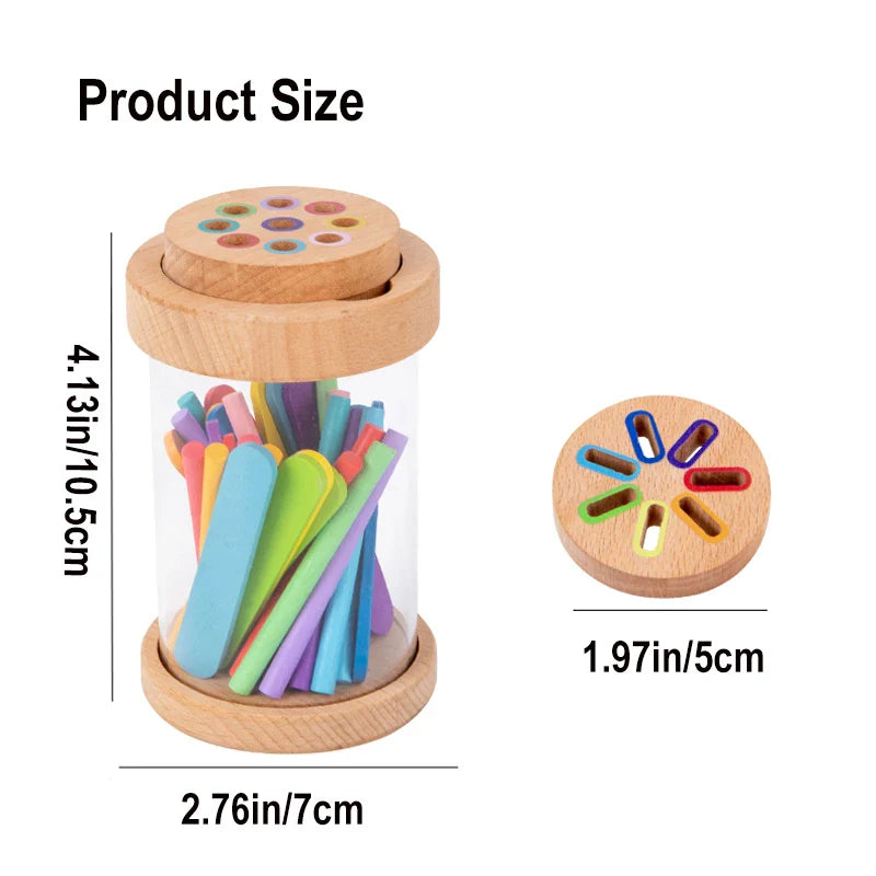 ColourNest™ – Montessori Sorteerspel Kleuren – Educatief Activiteitenspeelgoed