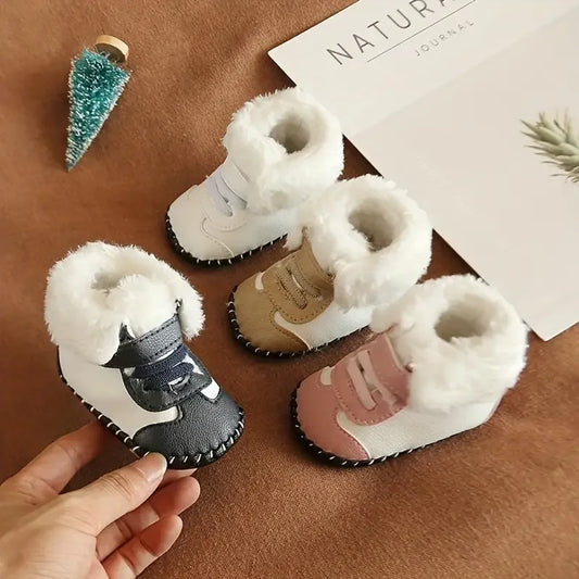 CuddleClasp™ – Warme Anti-Slip Laarzjes met Verstelbare Sluiting – Baby Winter Laarzen