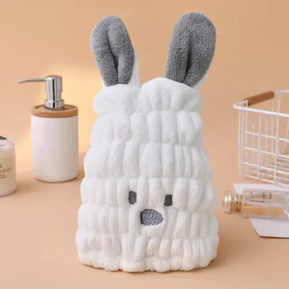BunnyDry™ – Sneldrogende Haarmuts – Zachte Kinderhanddoek
