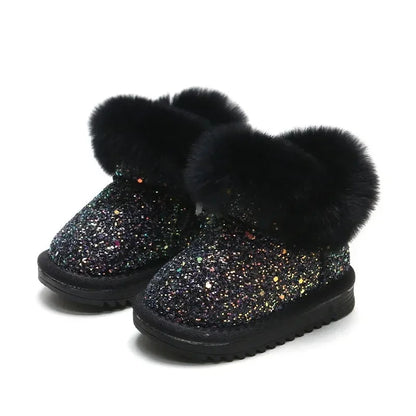 ShineSnugs™ – Warme Glitter Winterlaarzen – Stijlvolle Kinderschoenen