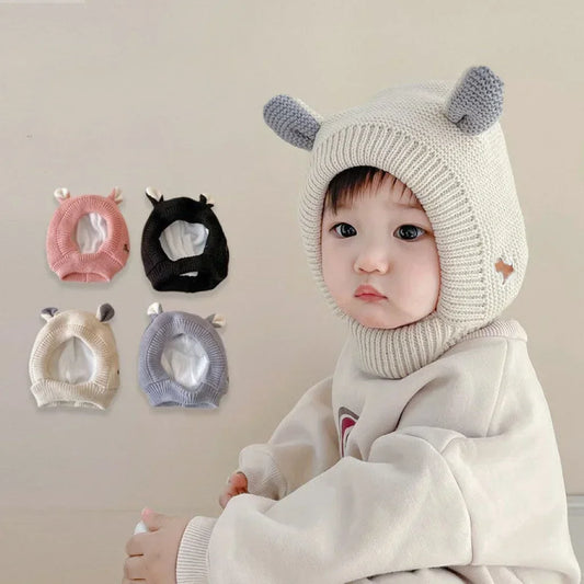 CozyEars™ – Warme Balaclava met Oortjes – Baby Wintermuts