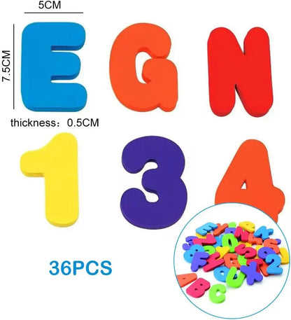 AquaLearn™ – Kleurrijke Badletters en Cijfers – Educatief Badspeelgoed Kinderen