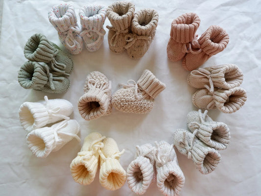 SnuggleBuds™ – Warme Gebreide Babyslofjes – Baby Winter Pantoffels
