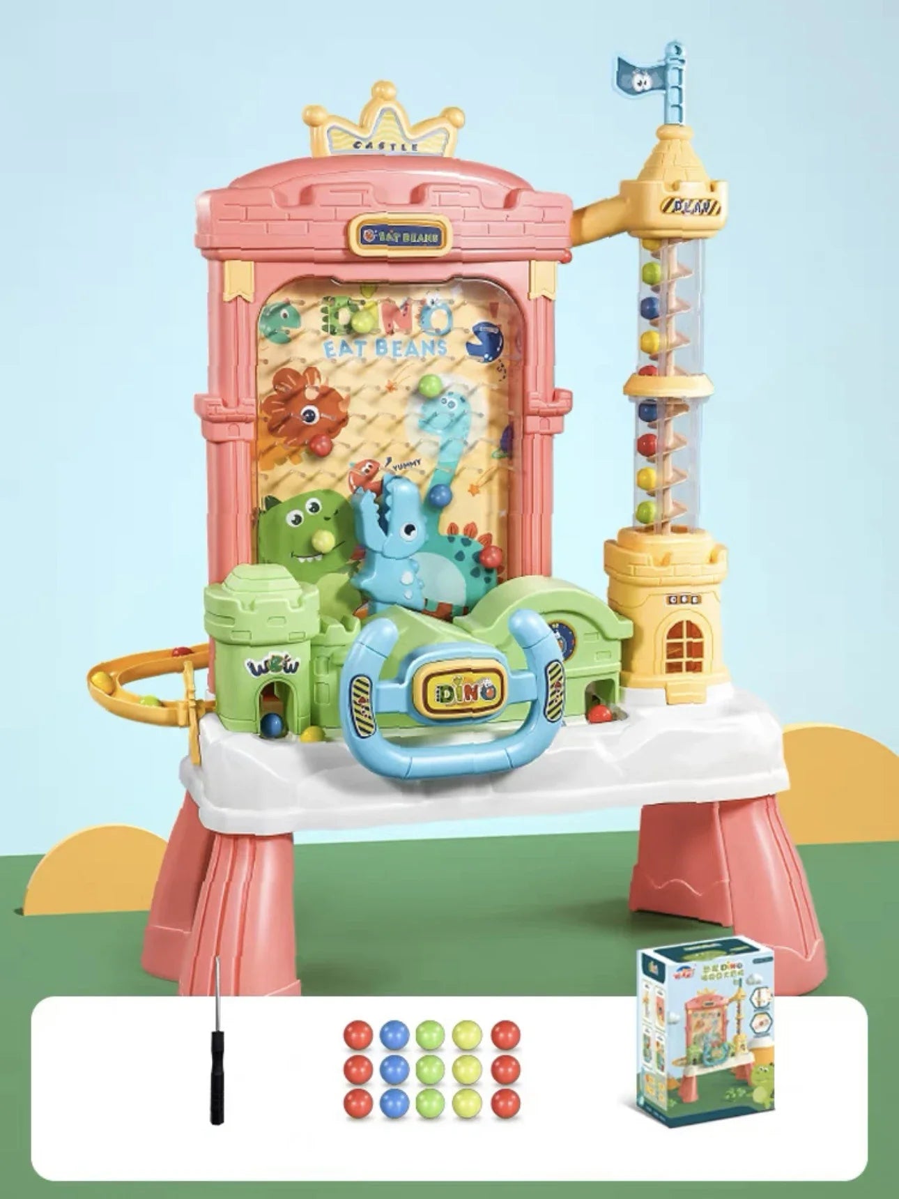 DinoCastle™ - Interactief Speelplezier - Elektrische Ballenvanger
