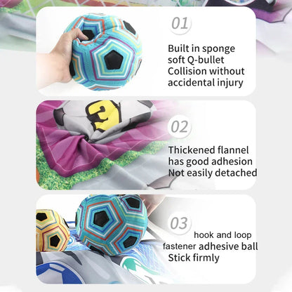 KickCling™ – Plakbare Voetbalmat voor Binnen & Buiten – Actief Speelplezier voor Kinderen