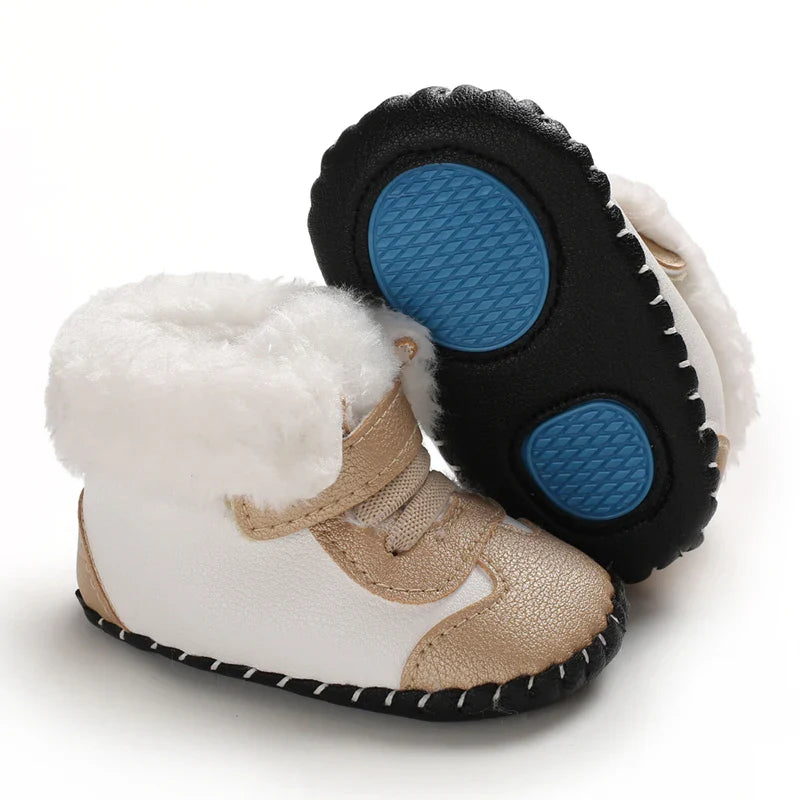 CuddleClasp™ – Warme Anti-Slip Laarzjes met Verstelbare Sluiting – Baby Winter Laarzen