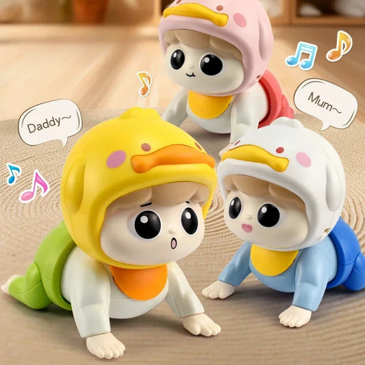 CrawlBuddy™ – Muzikale Kruipende Baby Pop – Interactief Speelgoed