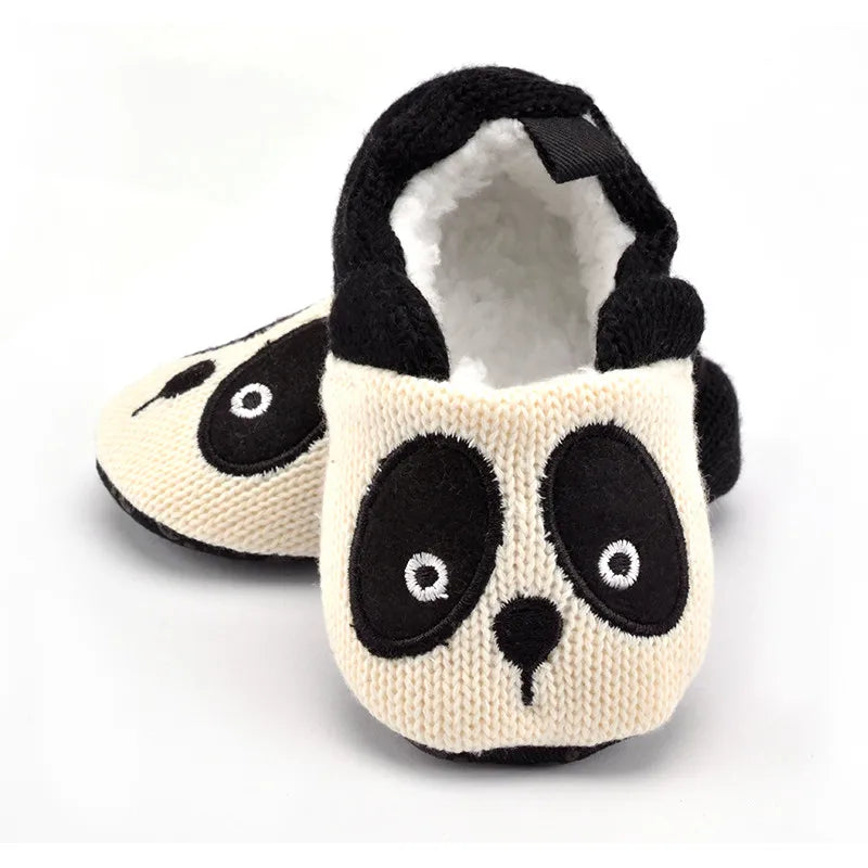NestleToes™ – Antislip Babyslofjes van Katoen – Warme Baby Schoenen