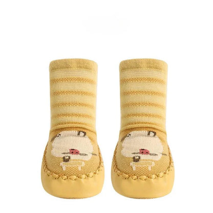GripSokjes™ – Antislip Sokjes met Dierenprint – Baby Sokken Schoentjes