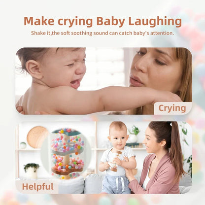 RainyRattle™ – Geluid & Kleur Speelplezier - Zintuigelijk Speelgoed