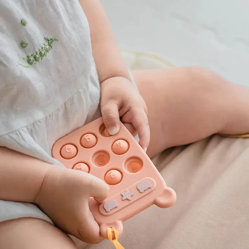 Fidget Phone™ - Bijtring & Fidget speelgoed in 1 - Siliconen Fidget Telefoon