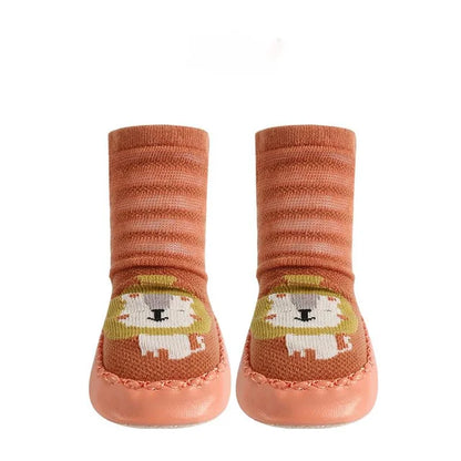 GripSokjes™ – Antislip Sokjes met Dierenprint – Baby Sokken Schoentjes