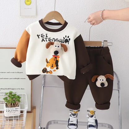 PupPlayset™ – Zacht Trainingspak met Hondjes – Jongens Tweedelig Set
