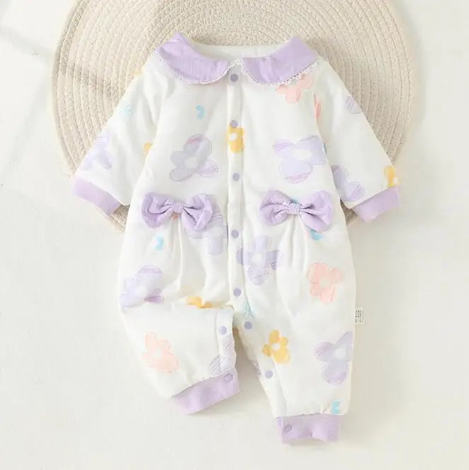 DreamHug™ – Zachte Cartoon Jumpsuit Pyjama – Unisex Baby Outfit