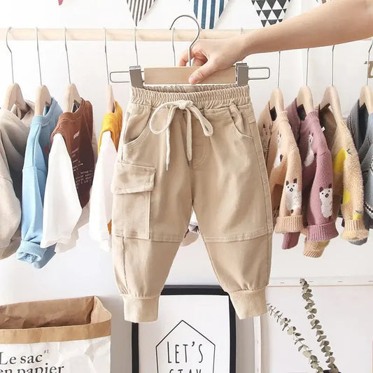 UrbanCargo™ – Duurzame Jongensbroek met Pockets – Comfortabele Kinder Cargobroek