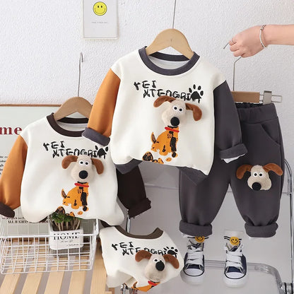 PupPlayset™ – Zacht Trainingspak met Hondjes – Jongens Tweedelig Set