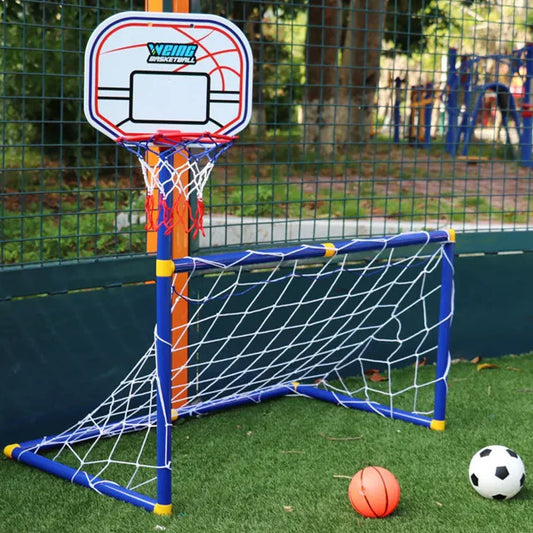 SportPlay™ – Voetbal & Basketbal Dubbelplezier – Kinderen Sport Speelset