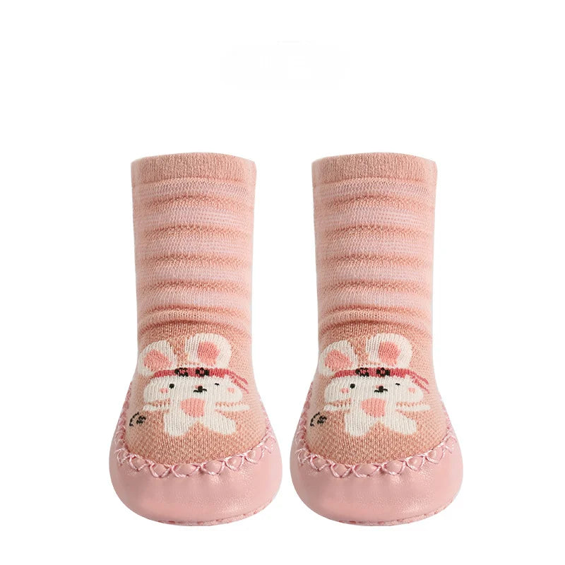 GripSokjes™ – Antislip Sokjes met Dierenprint – Baby Sokken Schoentjes