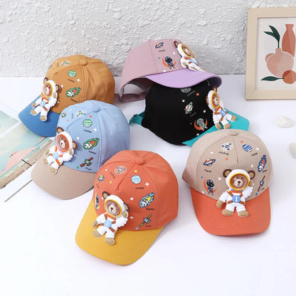 ShadeBuddy™ – Verstelbare Cartoon Pet – Kinder Baseball Hoed