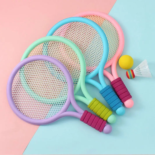 DragonSwing™ – Creatieve 2-in-1 Racketset – Tennis Badminton Speelset