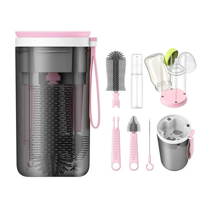 CleanEase™ – Complete Reisset voor Babyfles Reiniging – Multifunctionele Schoonmaakset