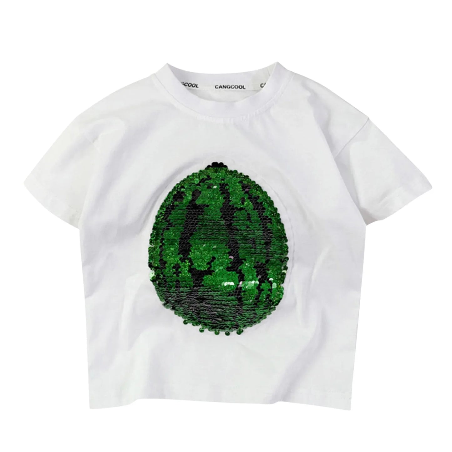 FlipFruit™ – T-shirt met Veranderende Pailletten – Kinderen Zomer T-shirt