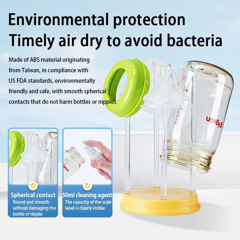 CleanEase™ – Complete Reisset voor Babyfles Reiniging – Multifunctionele Schoonmaakset