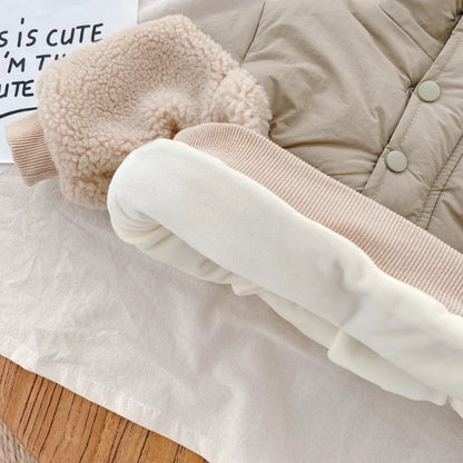 CozyLamb™ – Superwarme Fleece Lamswollen Jas – Meisjes Winterjas