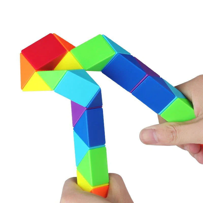 TwistyTrix™ - Vouw en Speel Slim - Snake Cube