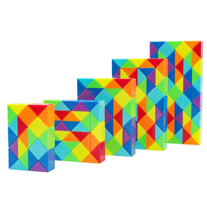 TwistyTrix™ - Vouw en Speel Slim - Snake Cube