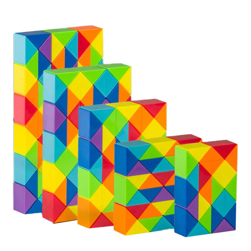 TwistyTrix™ - Vouw en Speel Slim - Snake Cube