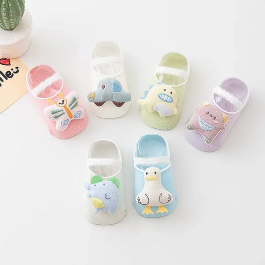ToeZoo™ – Ademend Design met Dieren – Baby Antislip Sokken ( 1+ 1 GRATIS )