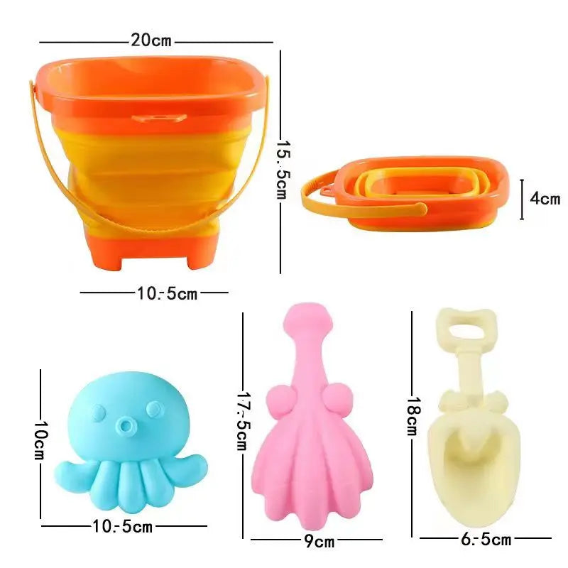 SandSnap™ – Opvouwbare Strandset voor Kinderen – Creatief Zand Speelplezier