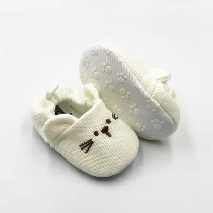 NestleToes™ – Antislip Babyslofjes van Katoen – Warme Baby Schoenen