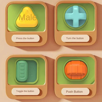 DinoPop™ - Klik, Draai, Verrassing! - Baby Pop-up Speelgoed